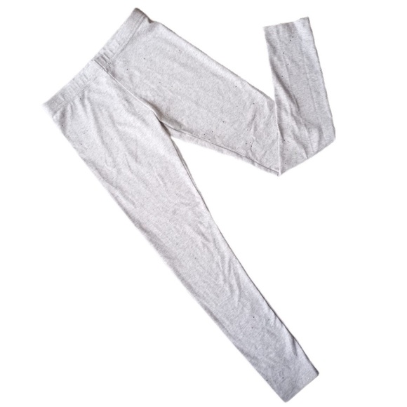 GEORGE Youth Cotton Blend Grey Ankle Cut Leggings - Picture 1 of 3